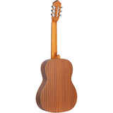 Ortega Guitars 6 String Family Series Full Size Nylon Classical Guitar with Bag, Right, Cedar Top-Natural-Satin, (R122)