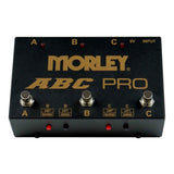 Morley ABC Pro 3-Button Switcher Combiner Pedal with 2x 6' Pro Phone to Phone (1/4") Cables Bundle