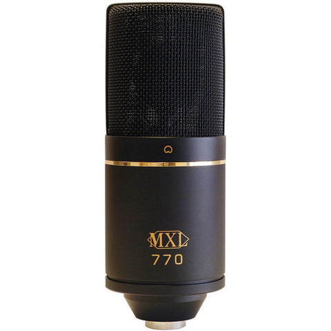 MXL 770 Small-Diaphragm Cardioid Condenser Microphone (Black)