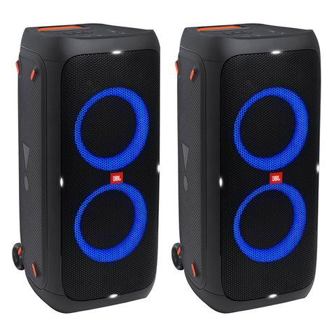 JBL PartyBox 310 Portable Bluetooth Speaker with Party Lights (Pair)