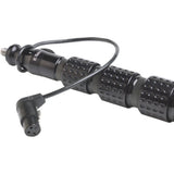 K-Tek KP12CCR 12' KlassicPro Graphite 6-Section Boompole with Internal XLR Coiled Cable, Side Exit