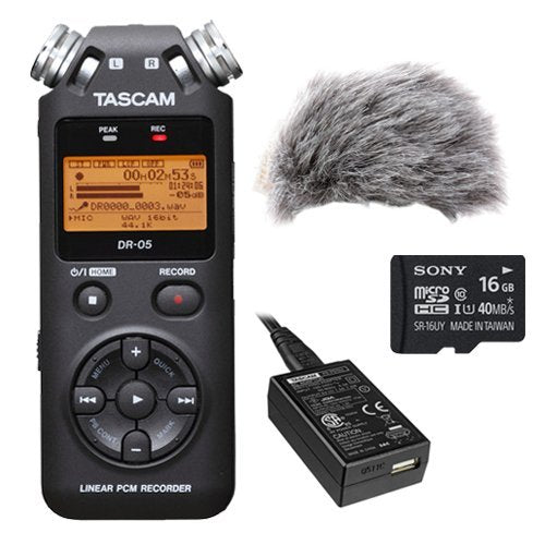 TASCAM DR-05 Portable Digital Recorder Kit