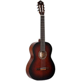 Ortega Guitars 6 String Student Series Pro Solid Top Nylon Classical Guitar, Right, Bourban Fade, 4/4 (R55BFT)