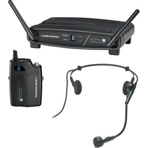 Audio-Technica ATW-1101/H System 10 Digital Wireless Headworn Dynamic Microphone Set