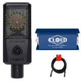 Lewitt LCT 440 PURE Cardioid Condenser Microphone Bundle with Cloud Microphones Cloudlifter CL-1 Mic Activator and XLR-XLR Cable