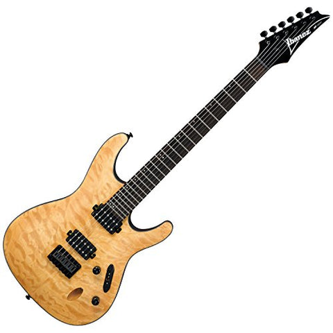 Ibanez S Series S621QM - Vintage Natural Flat